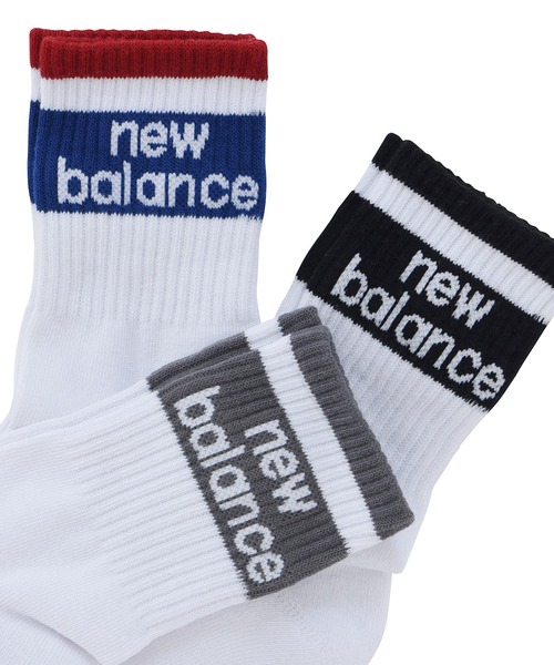 NEW BALANCE（ニューバランス）の「ライン3Pソックス（ソックス/靴下・メンズ・その他1・MEDIUM/LARGE/X-LARGE）」の3枚目の写真