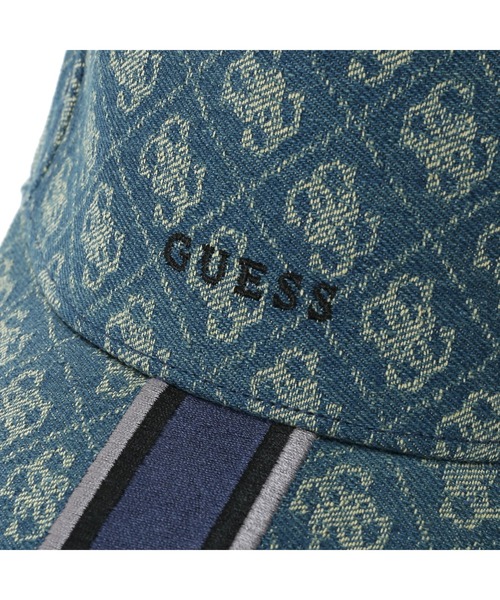 Guess(ゲス)の「STRAVE Baseball Cap(キャップ・メンズ・ブルー・ONE SIZE)」の3枚目の写真