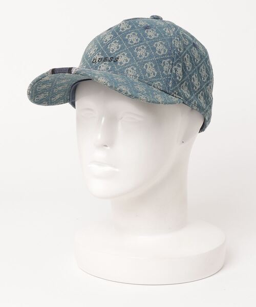 Guess(ゲス)の「STRAVE Baseball Cap(キャップ・メンズ・ブルー・ONE SIZE)」の6枚目の写真