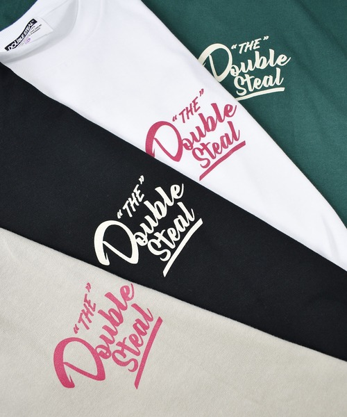 DOUBLE STEAL(ダブルスティール)の「ボーリング Tシャツ(Tシャツ/カットソー・メンズ・ホワイト/グレー/ダークグリーン/ブラック・MEDIUM/LARGE/X-LARGE/XX-LARGE)」の6枚目の写真