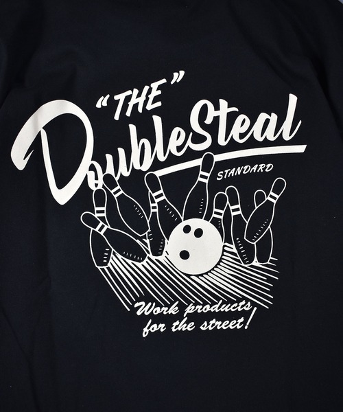 DOUBLE STEAL(ダブルスティール)の「ボーリング Tシャツ(Tシャツ/カットソー・メンズ・ホワイト/グレー/ダークグリーン/ブラック・MEDIUM/LARGE/X-LARGE/XX-LARGE)」の15枚目の写真