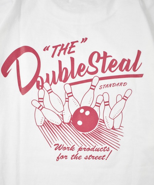 DOUBLE STEAL(ダブルスティール)の「ボーリング Tシャツ(Tシャツ/カットソー・メンズ・ホワイト/グレー/ダークグリーン/ブラック・MEDIUM/LARGE/X-LARGE/XX-LARGE)」の19枚目の写真