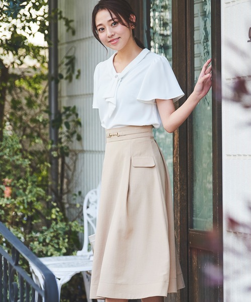 LAISSE PASSE（レッセパッセ）の「デザインタイブラウス（シャツ 
