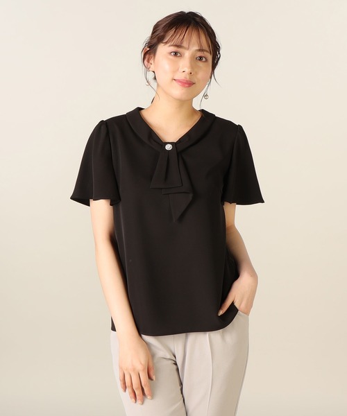 LAISSE PASSE（レッセパッセ）の「デザインタイブラウス（シャツ 
