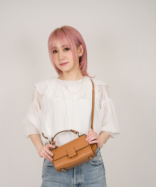 LORISTELLA ロリステッラ ベスミニ ハンドバッグ ローズゴールド