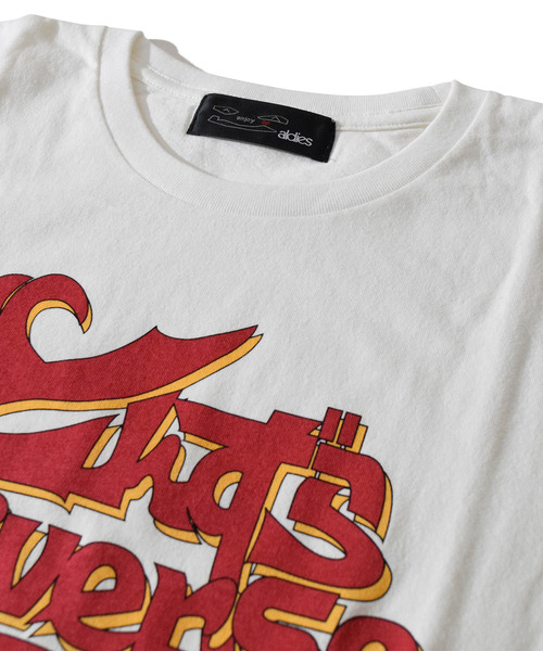 ALDIES(アールディーズ)の「Tonzura Univ. Big T / トンズラユニバースビッグT(Tシャツ/カットソー・メンズ・ブラック/ホワイト/パープル・FREE)」の11枚目の写真