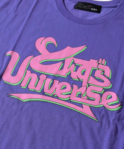 ALDIES(アールディーズ)の「Tonzura Univ. Big T / トンズラユニバースビッグT(Tシャツ/カットソー・メンズ・ブラック/ホワイト/パープル・FREE)」の14枚目の写真