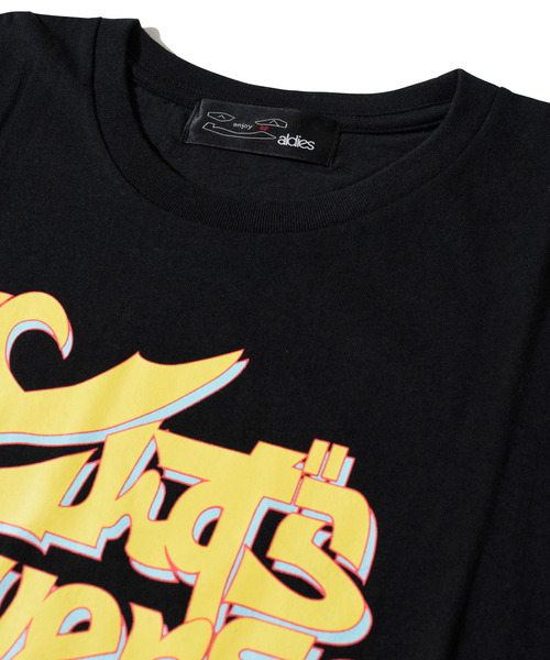 ALDIES(アールディーズ)の「Tonzura Univ. Big T / トンズラユニバースビッグT(Tシャツ/カットソー・メンズ・ブラック/ホワイト/パープル・FREE)」の8枚目の写真