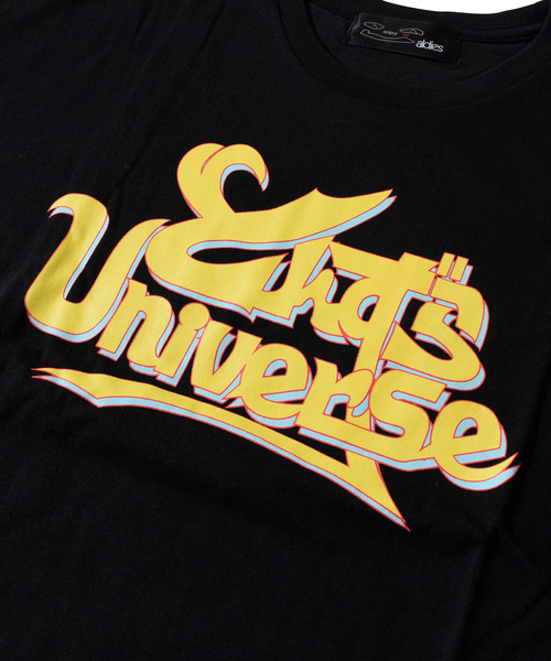 ALDIES(アールディーズ)の「Tonzura Univ. Big T / トンズラユニバースビッグT(Tシャツ/カットソー・メンズ・ブラック/ホワイト/パープル・FREE)」の5枚目の写真