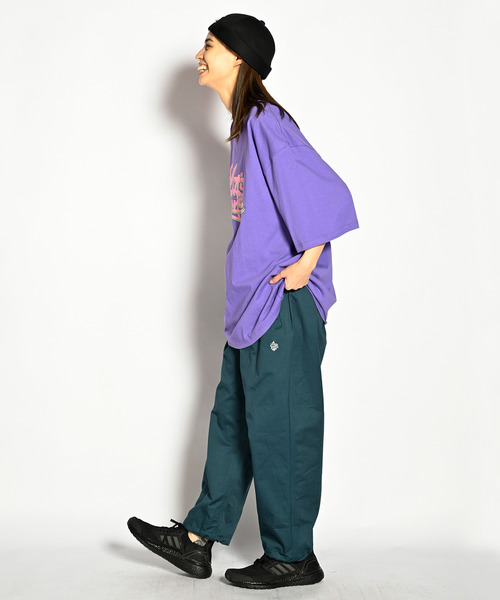 ALDIES(アールディーズ)の「Tonzura Univ. Big T / トンズラユニバースビッグT(Tシャツ/カットソー・メンズ・ブラック/ホワイト/パープル・FREE)」の18枚目の写真
