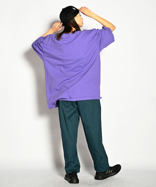 ALDIES(アールディーズ)の「Tonzura Univ. Big T / トンズラユニバースビッグT(Tシャツ/カットソー・メンズ・ブラック/ホワイト/パープル・FREE)」の17枚目の写真