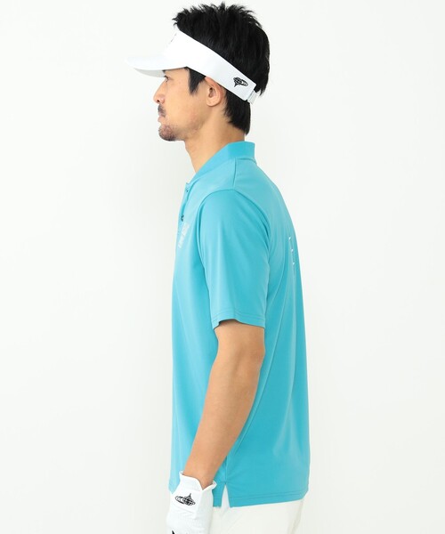 BEAMS GOLF ORANGE LABEL / シャドーロゴ ブレードカラーポロシャツ