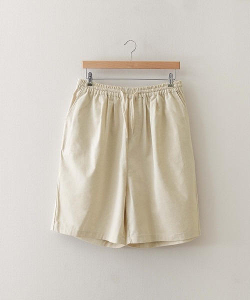 ZIP FIVE（ジップファイブ）の「【ZIP FIVE】コットンリネンライク イージーショートパンツ/イージーショーツ（その他パンツ・レディース・ブラック/ネイビー/ブラウン/アイボリー/オリーブ・SMALL/X-LARGE/LARGE/MEDIUM）」の2枚目の写真
