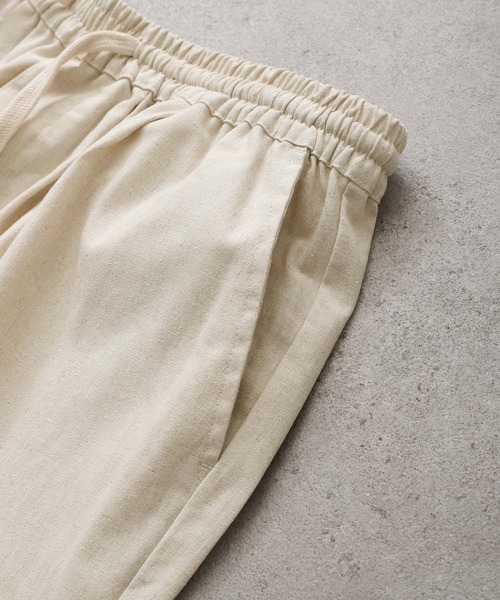 ZIP FIVE（ジップファイブ）の「【ZIP FIVE】コットンリネンライク イージーショートパンツ/イージーショーツ（その他パンツ・レディース・ブラック/ネイビー/ブラウン/アイボリー/オリーブ・SMALL/X-LARGE/LARGE/MEDIUM）」の10枚目の写真