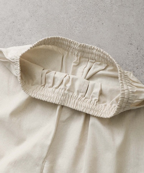 ZIP FIVE（ジップファイブ）の「【ZIP FIVE】コットンリネンライク イージーショートパンツ/イージーショーツ（その他パンツ・レディース・ブラック/ネイビー/ブラウン/アイボリー/オリーブ・SMALL/X-LARGE/LARGE/MEDIUM）」の8枚目の写真