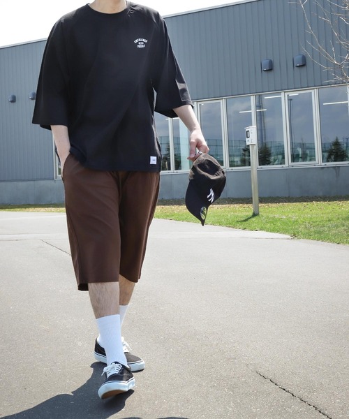 ZIP FIVE（ジップファイブ）の「【ZIP FIVE】コットンリネンライク イージーショートパンツ/イージーショーツ（その他パンツ・レディース・ブラック/ネイビー/ブラウン/アイボリー/オリーブ・SMALL/X-LARGE/LARGE/MEDIUM）」の21枚目の写真