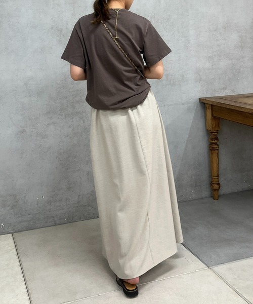 un dix cors（アンディコール）の「リネン混フレアスカート（スカート・レディース・ブラック/グレー系その他/ピンク・FREE）」の12枚目の写真