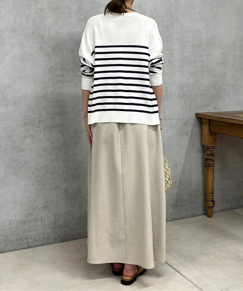 un dix cors（アンディコール）の「リネン混フレアスカート（スカート・レディース・ブラック/グレー系その他/ピンク・FREE）」の17枚目の写真