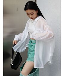 EVRIS | シアーオーバーシャツ(シャツ/ブラウス)