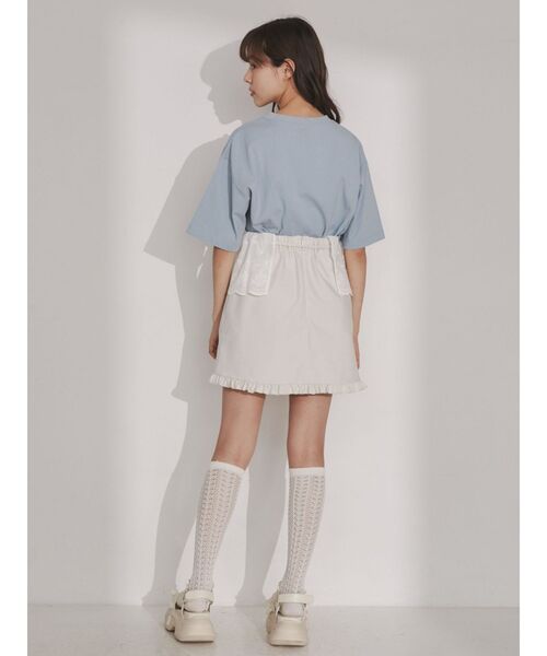 merry jenny（メリージェニー）の「bear embroidery Tシャツ（Tシャツ/カットソー・レディース・ブルー/オフホワイト/ピンク・FREE）」の12枚目の写真