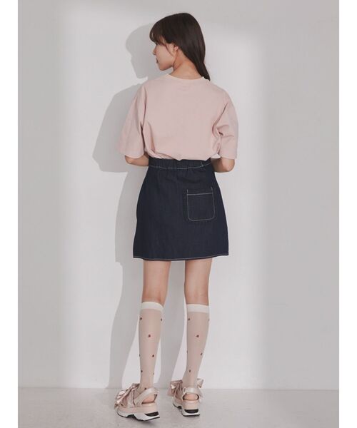 merry jenny（メリージェニー）の「bear embroidery Tシャツ（Tシャツ/カットソー・レディース・ブルー/オフホワイト/ピンク・FREE）」の22枚目の写真