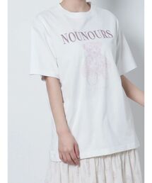 merry jenny | bear embroidery Tシャツ(Tシャツ/カットソー)