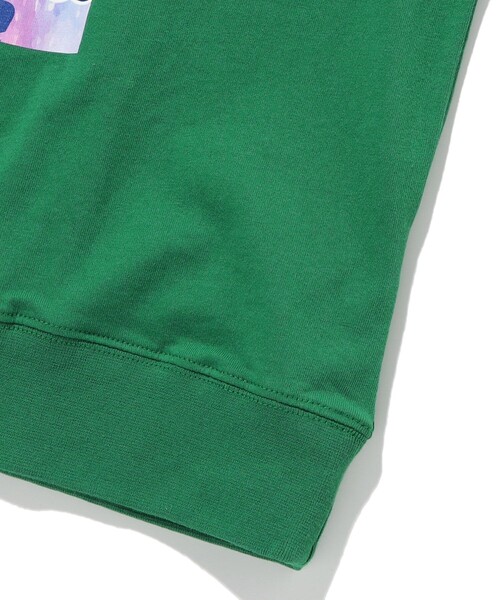 FREAK'S STORE（フリークスストア）の「GREEN BUNNY/グリーンバニー GREEN BUNNY HOTDOG/スペシャルTEE/プリント リブカットソー（Tシャツ/カットソー・メンズ・グリーン/グレー・LARGE/MEDIUM/X-LARGE）」の5枚目の写真