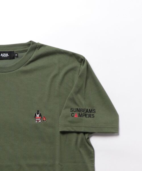 SUNBEAMS CAMPERS(サンビームズキャンパーズ)の「【SUNBEAMS CAMPERS】ONE POINT LOGO Tシャツ/ワンポイントロゴTシャツ(Tシャツ/カットソー・メンズ・オレンジ系その他/ブラック/カーキ/ホワイト・LARGE/MEDIUM)」の5枚目の写真