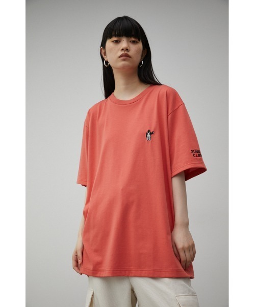 SUNBEAMS CAMPERS(サンビームズキャンパーズ)の「【SUNBEAMS CAMPERS】ONE POINT LOGO Tシャツ/ワンポイントロゴTシャツ(Tシャツ/カットソー・メンズ・オレンジ系その他/ブラック/カーキ/ホワイト・LARGE/MEDIUM)」の1枚目の写真