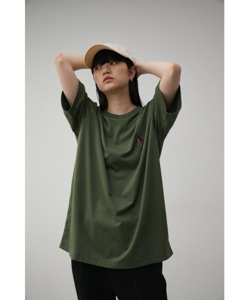 SUNBEAMS CAMPERS(サンビームズキャンパーズ)の「【SUNBEAMS CAMPERS】ONE POINT LOGO Tシャツ/ワンポイントロゴTシャツ(Tシャツ/カットソー・メンズ・オレンジ系その他/ブラック/カーキ/ホワイト・LARGE/MEDIUM)」の4枚目の写真