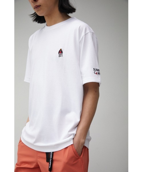SUNBEAMS CAMPERS(サンビームズキャンパーズ)の「【SUNBEAMS CAMPERS】ONE POINT LOGO Tシャツ/ワンポイントロゴTシャツ(Tシャツ/カットソー・メンズ・オレンジ系その他/ブラック/カーキ/ホワイト・LARGE/MEDIUM)」の8枚目の写真