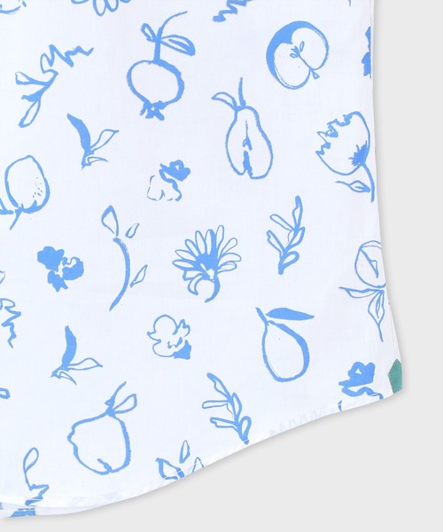 Paul Smith COLLECTION（ポールスミスコレクション）の「ポムグラネイトフローラルプリント シャツ / 134388 284（シャツ/ブラウス・メンズ・ライトベージュ/グリーン・SMALL/MEDIUM/LARGE/X-LARGE）」の7枚目の写真