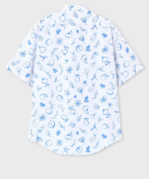 チューリップ　プリント　シャツ　ポールスミスコレクション　Paul Smith Archive Tulip