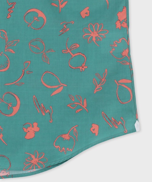 Paul Smith COLLECTION（ポールスミスコレクション）の「ポムグラネイトフローラルプリント シャツ / 134388 284（シャツ/ブラウス・メンズ・ライトベージュ/グリーン・SMALL/MEDIUM/LARGE/X-LARGE）」の4枚目の写真