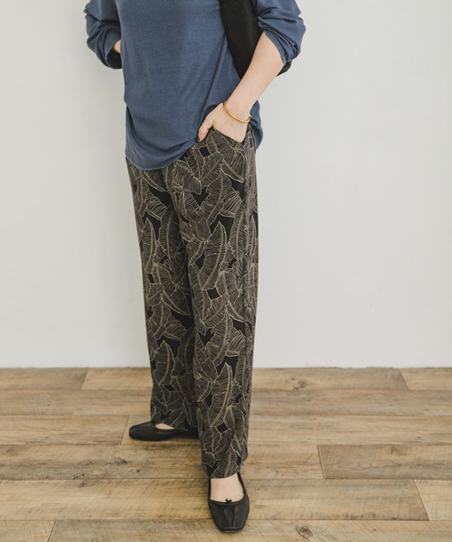 【新品】BRIGHT THINGS プリントイージーパンツ GOLD Sサイズ 新品】BRIGHT THINGS プリントイージーパンツ GOLD Sサイズ