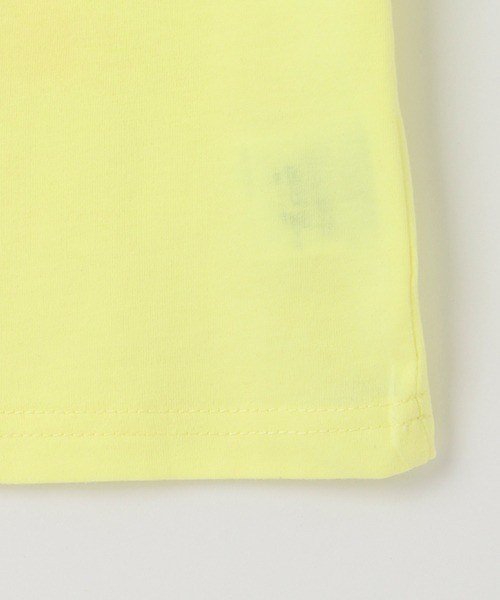 by LOVEiT（バイラビット）の「袖ロールフレンチロゴTシャツ（Tシャツ/カットソー・キッズ・イエロー/ブラック/ミント/オフホワイト・150cm/140cm/130cm/160cm/120cm）」の6枚目の写真