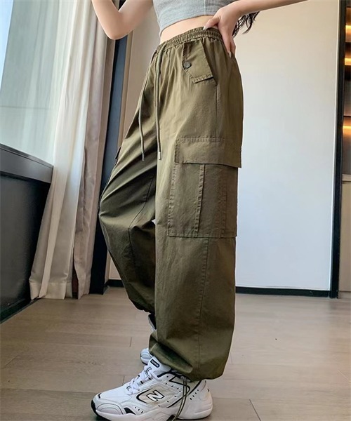 FREE STYLISTS(フリー スタイリスト)の「2way カーゴパンツ(カーゴパンツ・レディース・ブラック/カーキ/ピンク・2XL/L/M/XL/XS/S)」の10枚目の写真