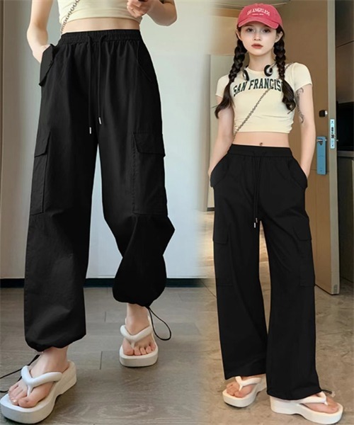 FREE STYLISTS(フリー スタイリスト)の「2way カーゴパンツ(カーゴパンツ・レディース・ブラック/カーキ/ピンク・2XL/L/M/XL/XS/S)」の6枚目の写真