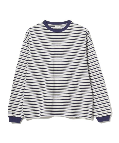 BEAMS（ビームス）の「BEAMS / ボーダー ロングスリーブ Tシャツ