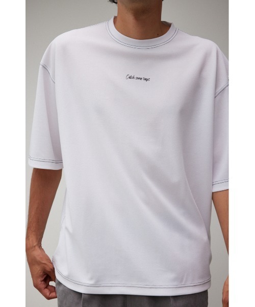 AZUL by moussy（アズールバイマウジー）の「CATCH SOME RAYS Tシャツ/キャッチサムレイズT（Tシャツ/カットソー・メンズ・ライトグレー/ベージュ/ブラック/ホワイト/サックスブルー・FREE）」の7枚目の写真