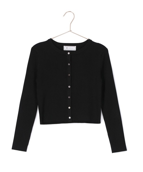 ROPE' PICNIC（ロペピクニック）の「ショートレングスラメカーディガン（カーディガン/ボレロ・レディース・ブラウン系その他2/ブラック・38）」の10枚目の写真