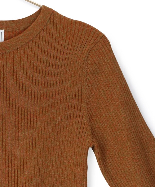 ROPE' PICNIC（ロペピクニック）の「ショートレングスラメカーディガン（カーディガン/ボレロ・レディース・ブラウン系その他2/ブラック・38）」の7枚目の写真