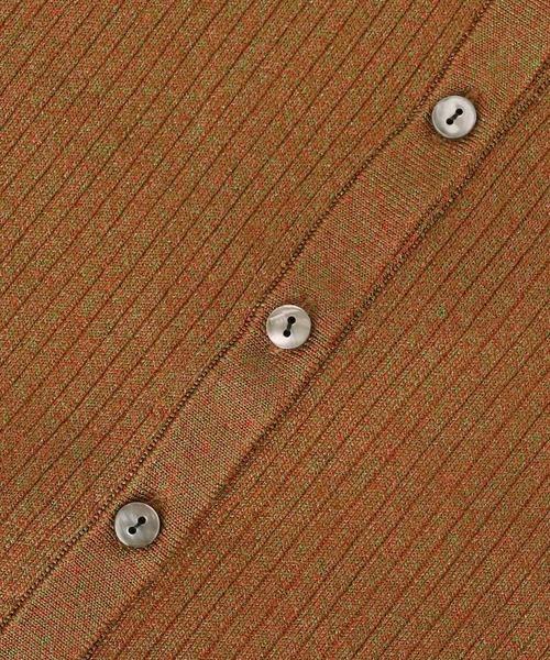 ROPE' PICNIC（ロペピクニック）の「ショートレングスラメカーディガン（カーディガン/ボレロ・レディース・ブラウン系その他2/ブラック・38）」の8枚目の写真