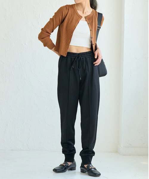 ROPE' PICNIC（ロペピクニック）の「ショートレングスラメカーディガン（カーディガン/ボレロ・レディース・ブラウン系その他2/ブラック・38）」の17枚目の写真