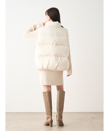 【美品】SNIDELアイボリー ダウンベスト SNIDEL（スナイデル）の「Sustainableダウンベスト（ベスト
