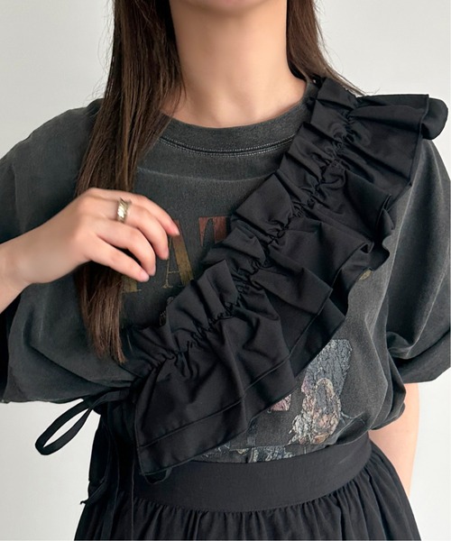 apres jour mignon（アプレジュールミニョン）の「アソートマルチウェイ付けフリル【ZOZOTOWN限定アイテム】（付け襟・レディース・ブラック/ブラック系その他2/ブラック系その他/チャコールグレー/オフホワイト/その他/ネイビー/シルバー・フリー）」の21枚目の写真