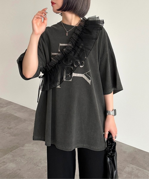 apres jour mignon（アプレジュールミニョン）の「アソートマルチウェイ付けフリル【ZOZOTOWN限定アイテム】（付け襟・レディース・ブラック/ブラック系その他2/ブラック系その他/チャコールグレー/オフホワイト/その他/ネイビー/シルバー・フリー）」の15枚目の写真