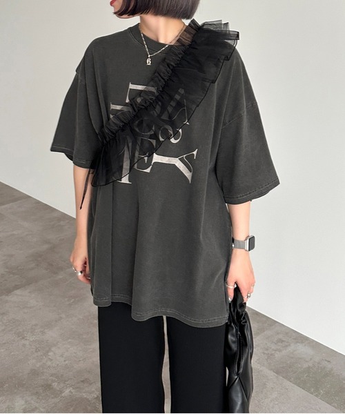 apres jour mignon（アプレジュールミニョン）の「アソートマルチウェイ付けフリル【ZOZOTOWN限定アイテム】（付け襟・レディース・ブラック/ブラック系その他2/ブラック系その他/チャコールグレー/オフホワイト/その他/ネイビー/シルバー・フリー）」の16枚目の写真