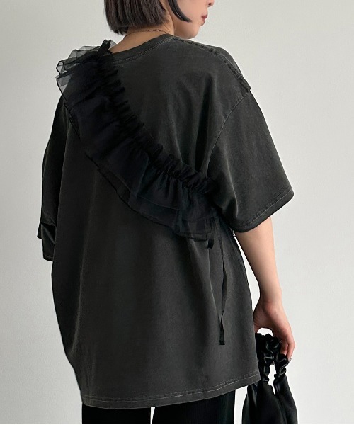 apres jour mignon（アプレジュールミニョン）の「アソートマルチウェイ付けフリル【ZOZOTOWN限定アイテム】（付け襟・レディース・ブラック/ブラック系その他2/ブラック系その他/チャコールグレー/オフホワイト/その他/ネイビー/シルバー・フリー）」の18枚目の写真