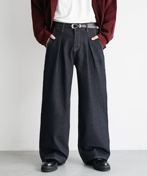 MinoriTY（マイノリティ）の「【MinoriTY】チルワイドデニム セミフレアパンツ ストレートデニムパンツ ワイドパンツ メンズ オーバーサイズ スラックスデニム テーパードデニム バギーデニム ヴィンテージ 秋服 冬服 春服（デニムパンツ）」